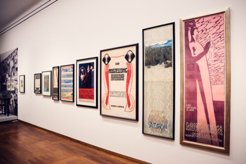 Exhibition poster displayed at the Leopold Museum Vienna.