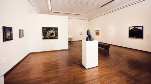 Egon Schiele collection in the Leopold Museum.