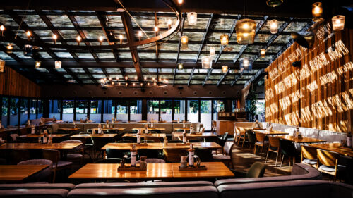 Cozy and inviting interior of Luftburg Kolarik, blending rustic charm with modern comfort.